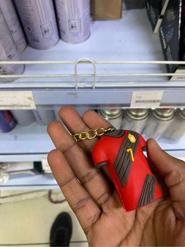 Football/soccer kit keyrings