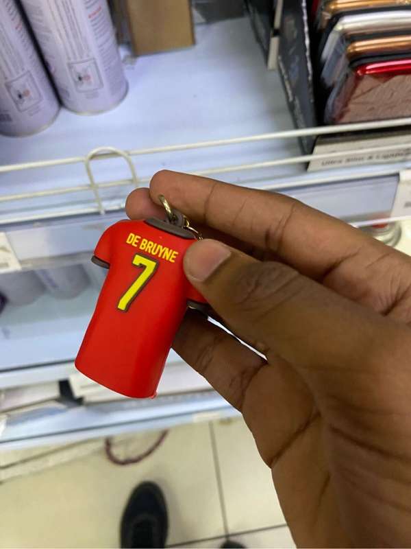 Football/soccer kit keyrings