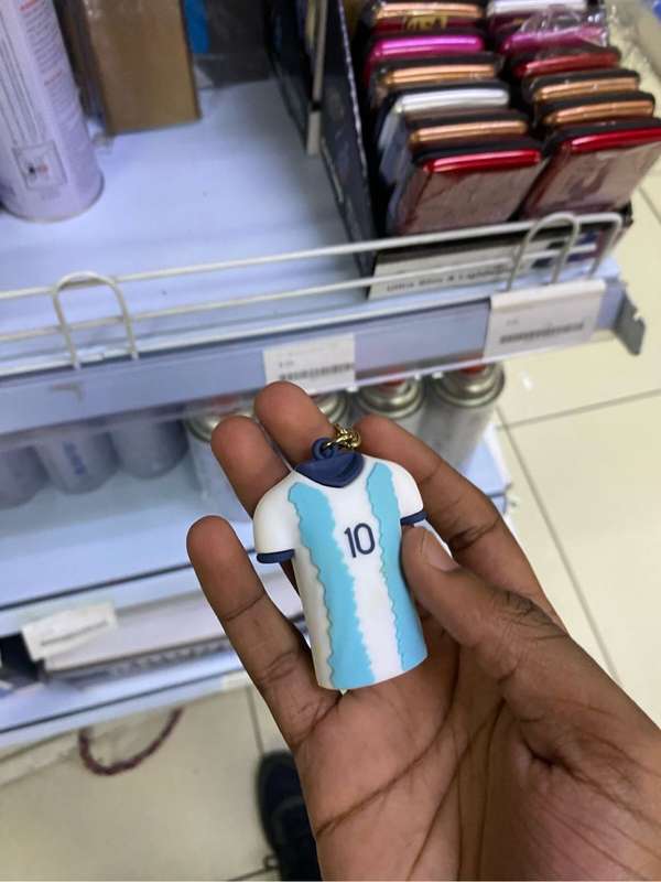 Football/soccer kit keyrings