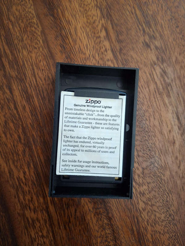 Vintage Zippo lighter with Chesterfield branding