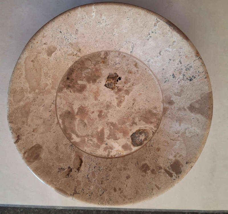 Vintage Travertine Marble Bowl
