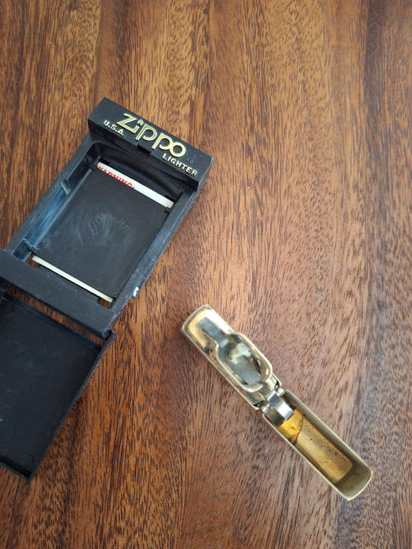 Vintage Zippo lighter with Chesterfield branding