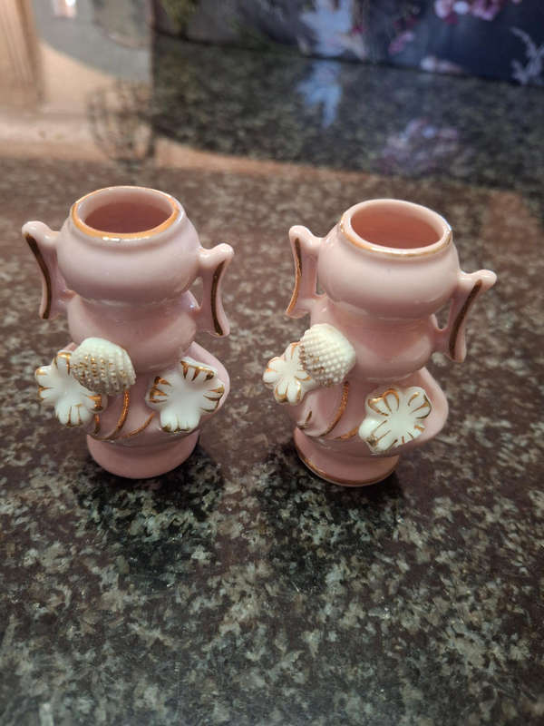 Ucagco Japanese vintage miniature flower pots
