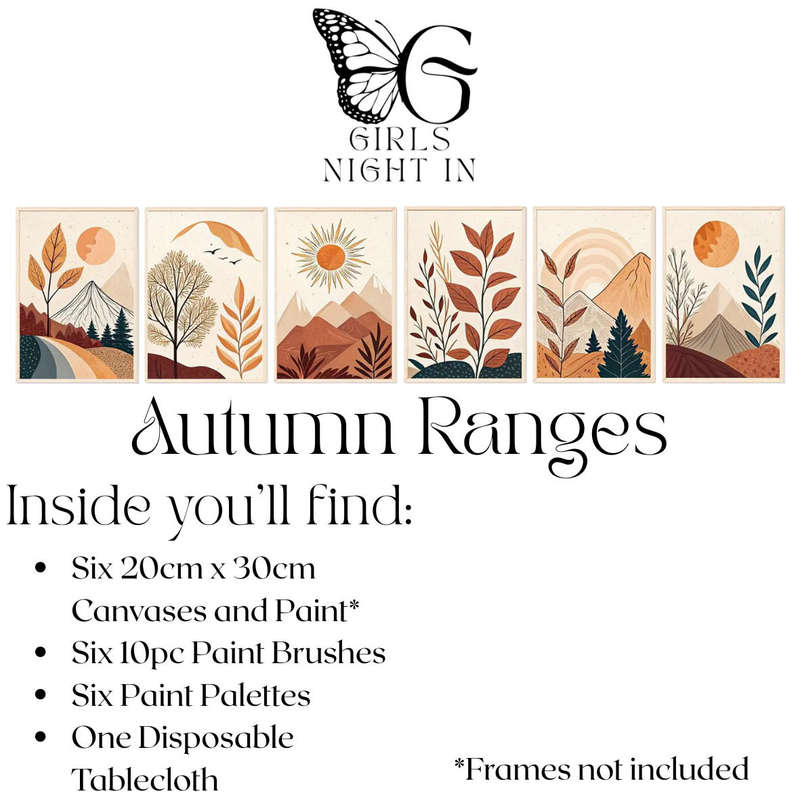 Paint-By-Numbers Kit - Autumn Ranges