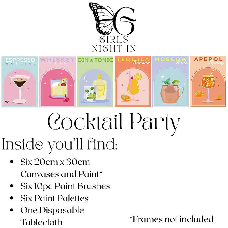 Paint-By-Numbers Kit - Cocktail Party