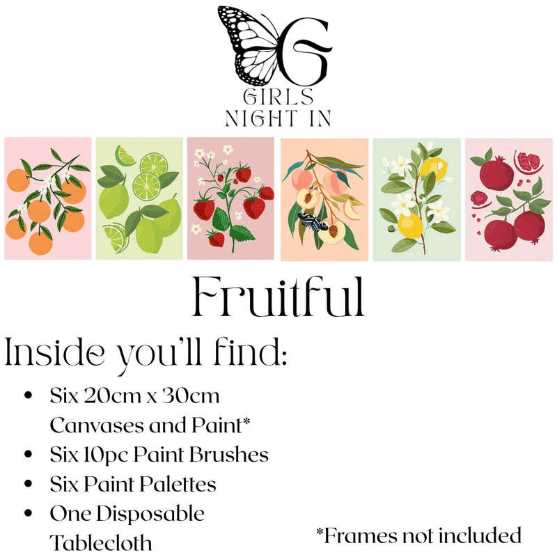 Paint-By-Numbers Kit - Fruitful