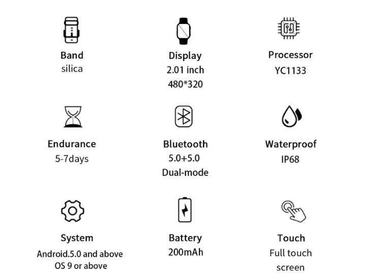 12 Piece Smart Watch D93 Ultra 3 Big 2.3 Infinite Display Set- , with 7 Straps, Health Monitoring