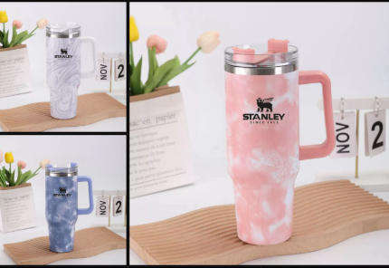 Stanley 1200ml Stainless Steel Tie Dye FlowState Quencher Tumbler