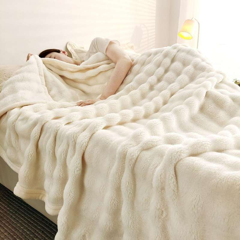 Rabbit Fur Fleece, Queen size, 200cm by 230cm
