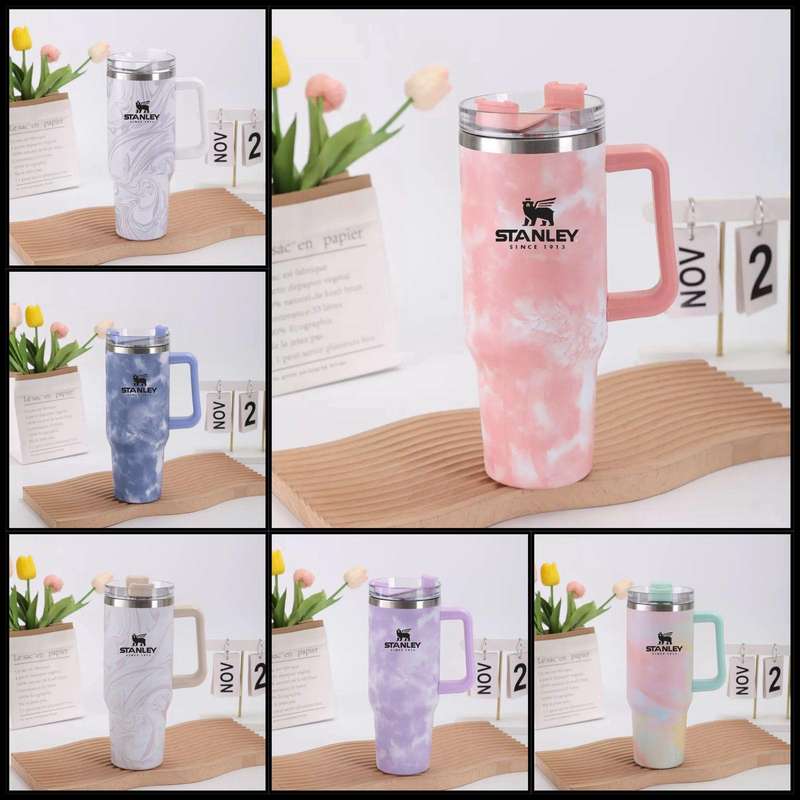 Stanley 1200ml Stainless Steel Tie Dye FlowState Quencher Tumbler
