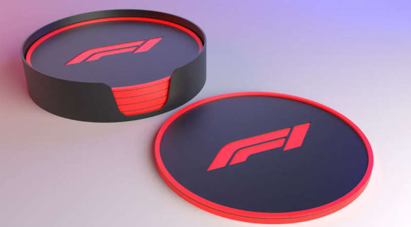 F1 coasters