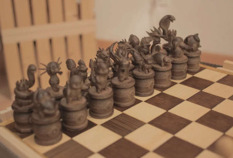  3D Printed Pokémon Chess Pieces  Gotta Catch Em All on the Chessboard!