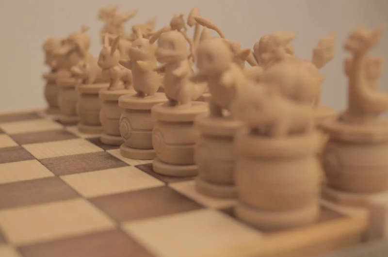  3D Printed Pokémon Chess Pieces  Gotta Catch Em All on the Chessboard!