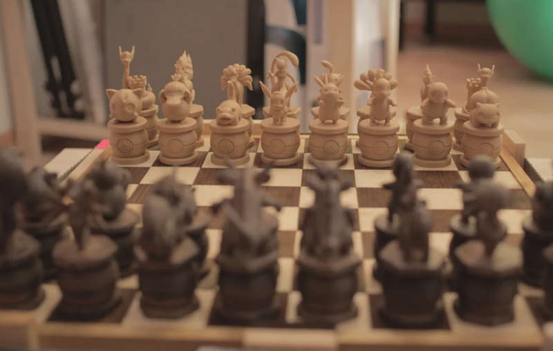 3D Printed Pokémon Chess Pieces  Gotta Catch Em All on the Chessboard!
