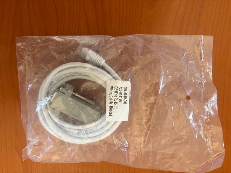 18cm White CAT 5E, Booted Cable