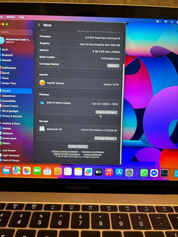 Apple MacBook Pro 2017 (13')