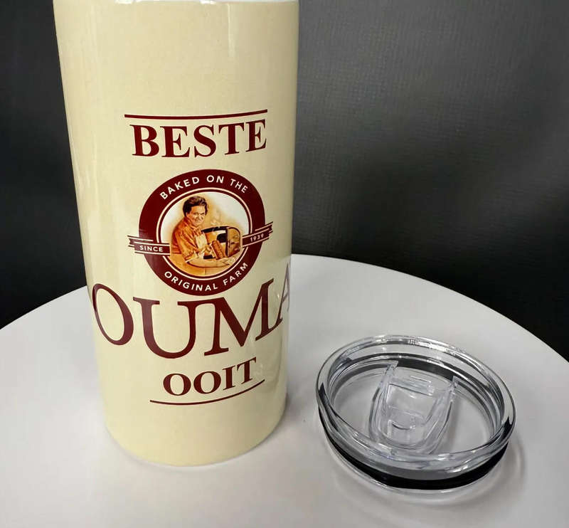 Custom Tumbler - Sip in style with our short skinny sublimated tumbler