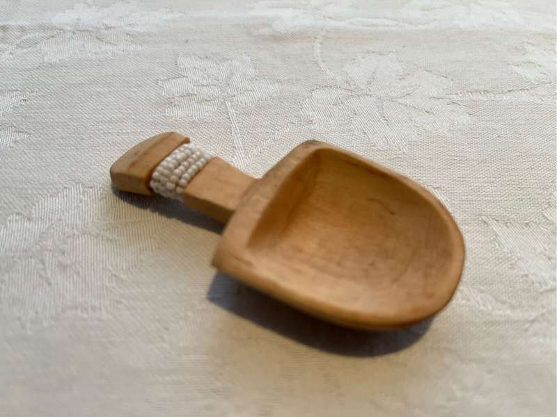 Wood Spoons Coffee with Bead