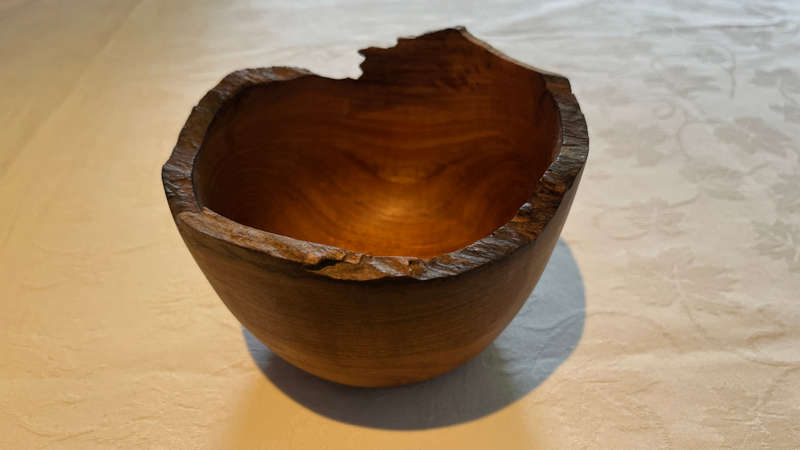 Teak Drinking Bowl Small