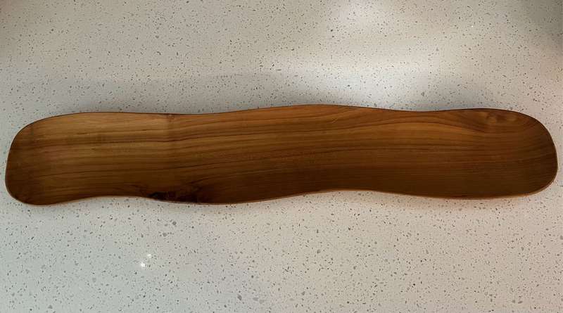 Teak Pod Shape Plate XLong