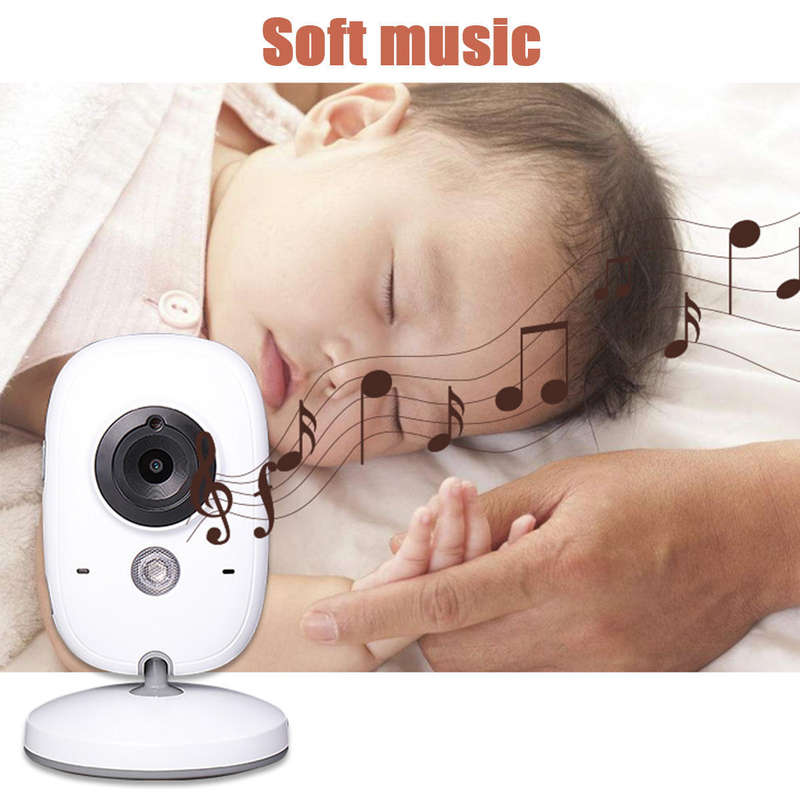 3.2 Inch Digital Wireless Baby Monitors 2 Way Talk Night Vision Video Audio Camera