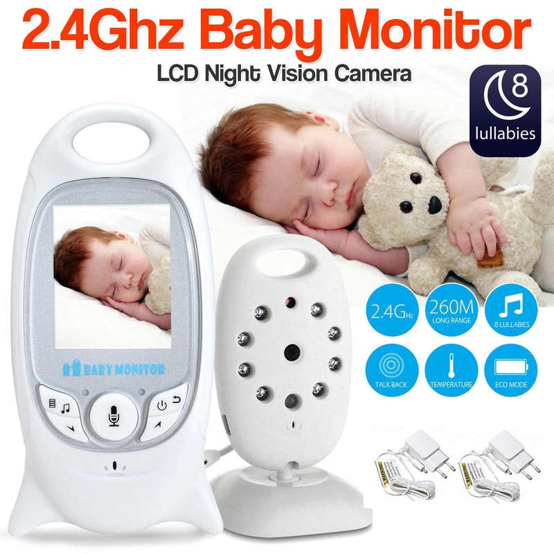 2 Inch Electronic Babysitter Video Night Vision Baby Camera Wireless Baby Monitor