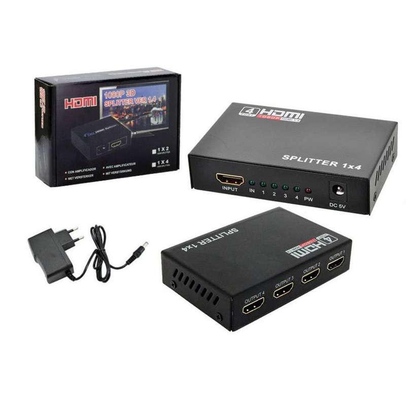 HDMI SPLITTER 1080P 3D 1X4