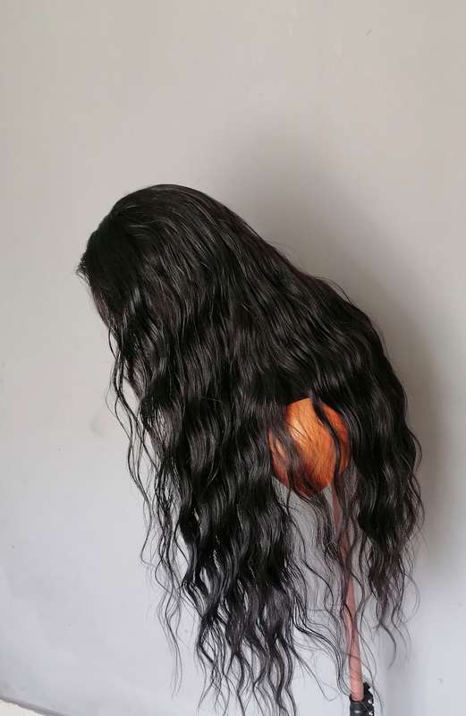 High quality Human Hair Blend 13x4 Lace Front wig Ella Black