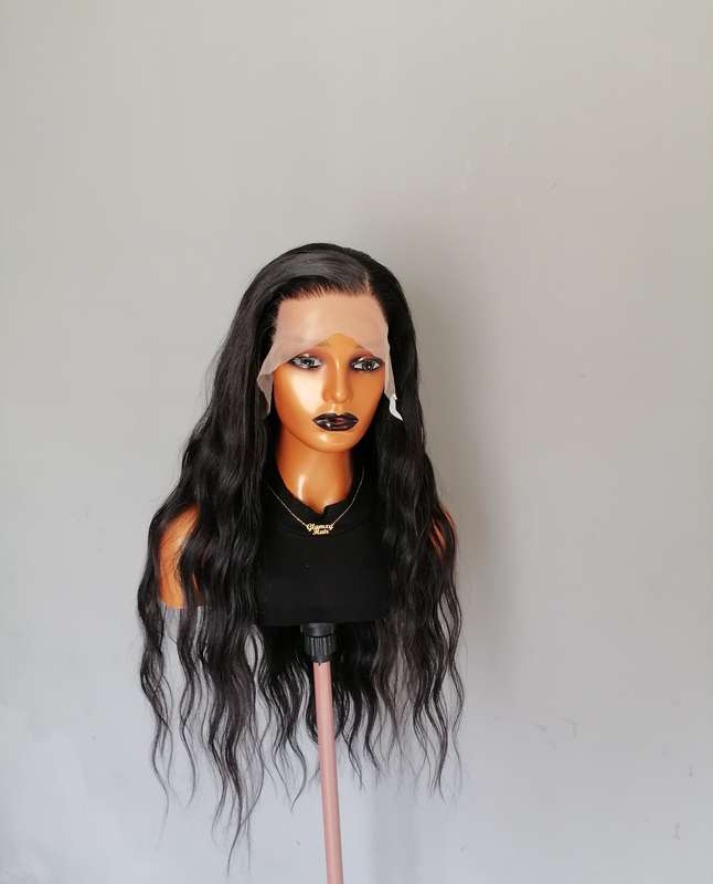 High quality Human Hair Blend 13x4 Lace Front wig Ella Black