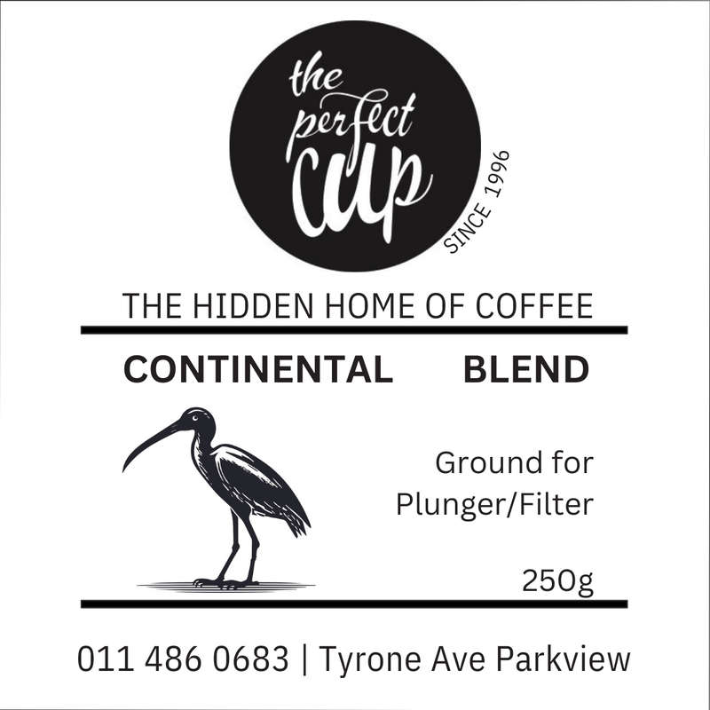The Perfect Cup Continental Blend Coffee Beans 250 grams
