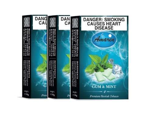 3 x Amarent Gum & Mint Hubbly Tobacco