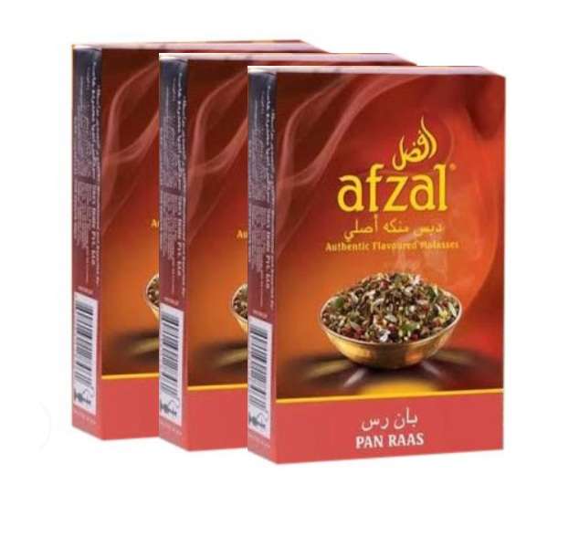 3 x Afzal Pan Raas Hubbly tobacco