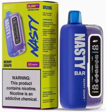 Nasty 20000 puffs Berry Grape vape