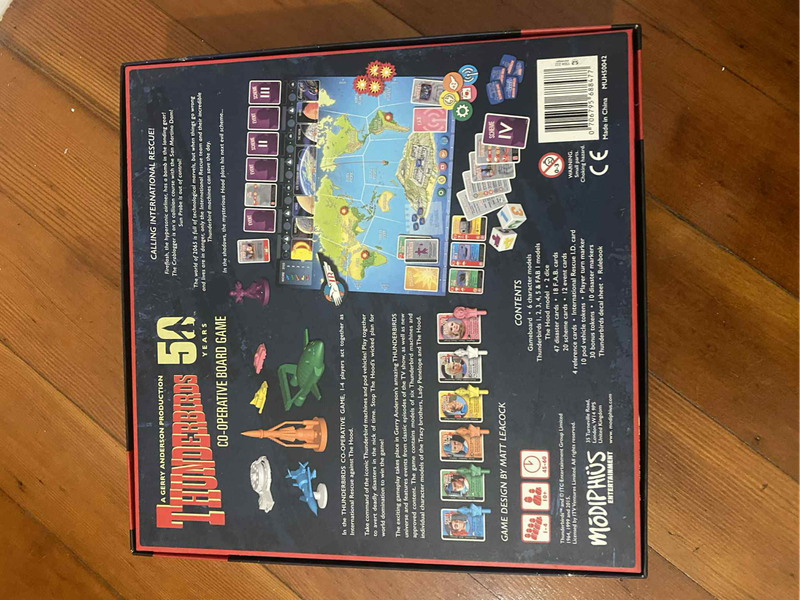 Thunderbirds Co-Operative Board Game (50 Years) - The Game of International Rescue