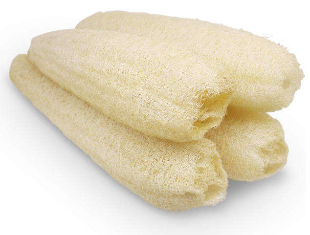Natural Organic Loofah Sponges (4Pcs)
