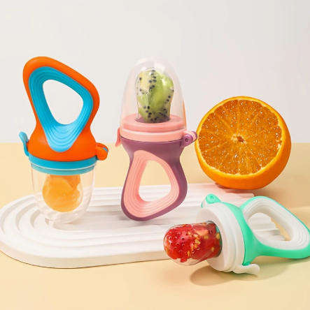 5-Piece Baby Mate Silicone Fruit Feeder Set