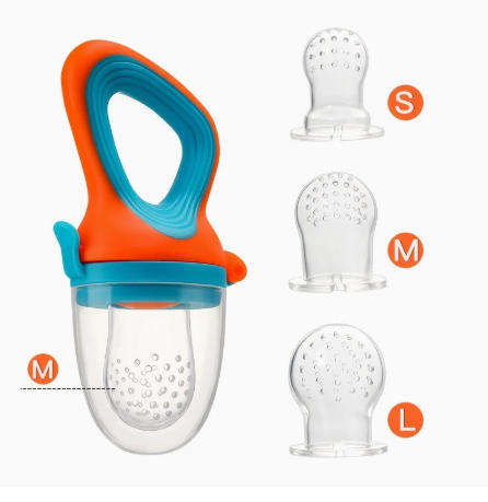 5-Piece Baby Mate Silicone Fruit Feeder Set
