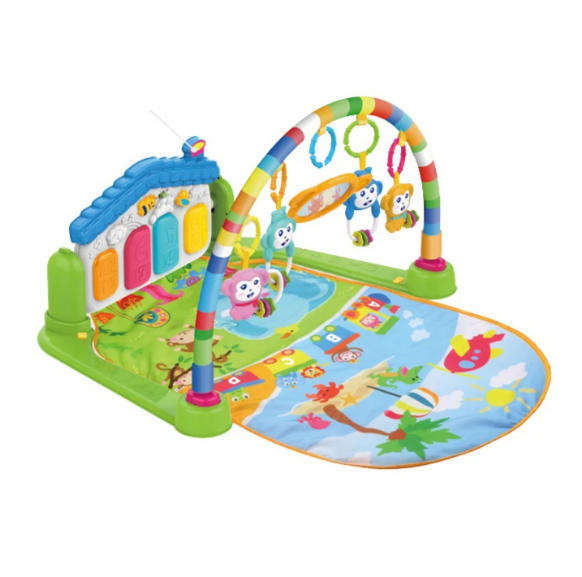 Multi-Functional Piano Fitness Rack - Light Blue