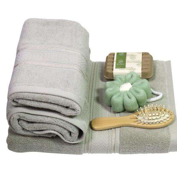 Rosemary Spa Gift Set with Exquisite 100% Egyptian Cotton