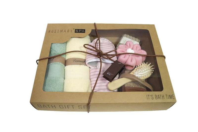 Spa Gift Set Luxurious 7-Piece Rosemary