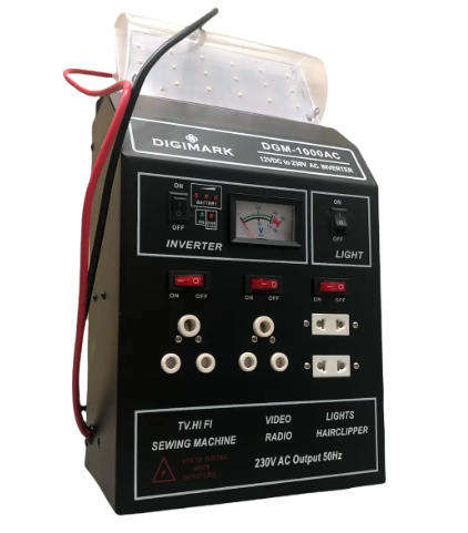 Digimark 1000W DC to AC Inverter  Essential Power for Load Shedding (Display Unit)