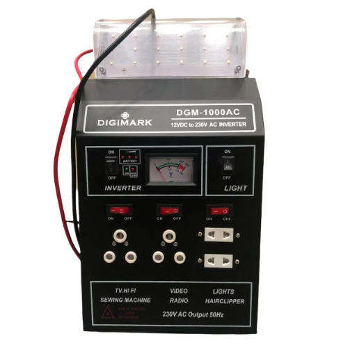 Digimark 1000W DC to AC Inverter  Essential Power for Load Shedding (Display Unit)