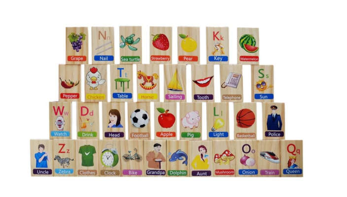 Domino (100 Pieces) English Alphabet