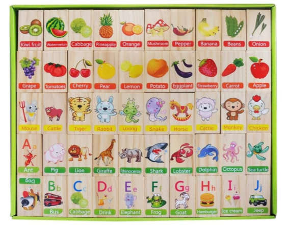 Domino (100 Pieces) English Alphabet