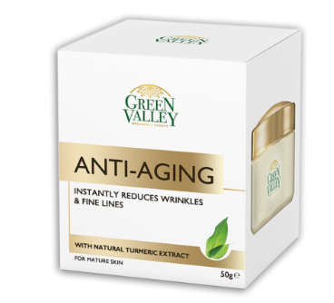 Green Valley Anti-Aging Cream with Natural Turmeric Extract