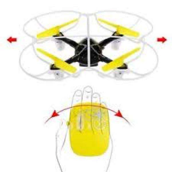 Motion Control Drone -Quadcopter with 360° Flips Function