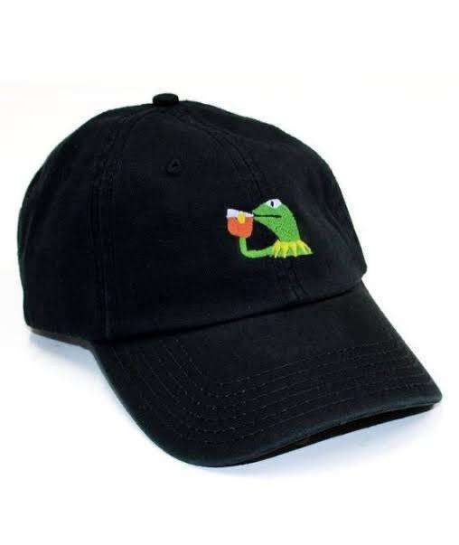 Base Ball Cap Kermit "But That's None of My Business" Pink/Black