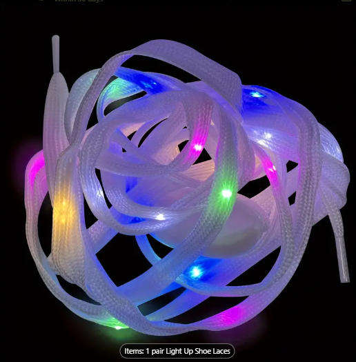 LED Light-Up Shoelaces