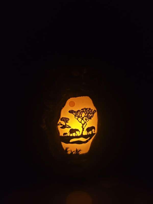 Solar Illuminated Tree Stump (SGL Original Collectable)