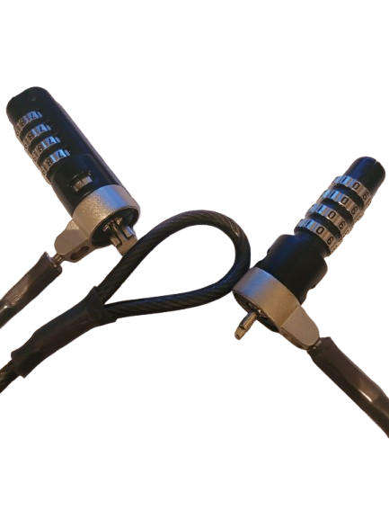 LEGION Double Combination Desktop & Notebook Lock (3 Locks)